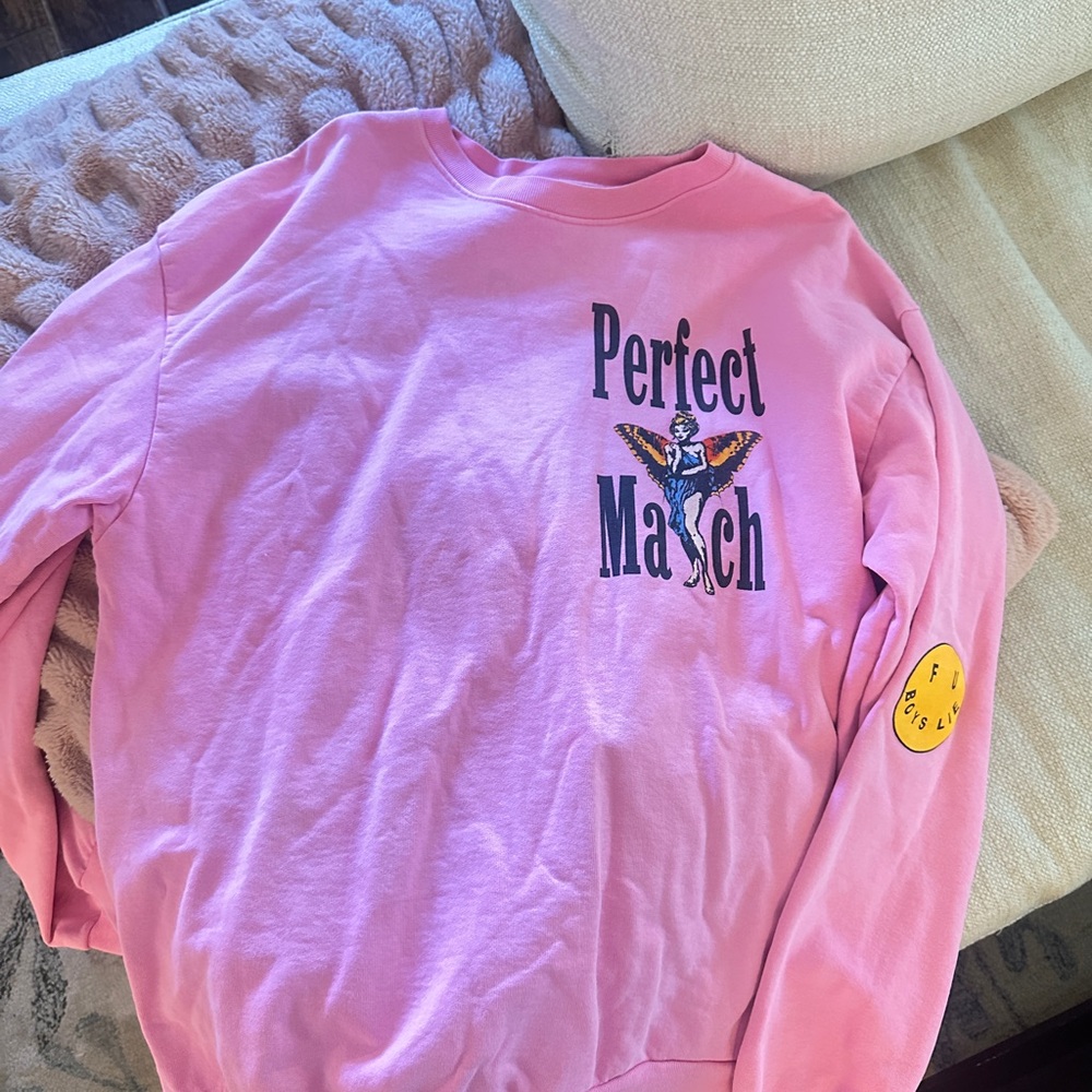 Pink boys lie Sweatshirt